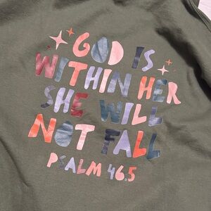 Gildan Olive Green Women's Hoodie Sweater